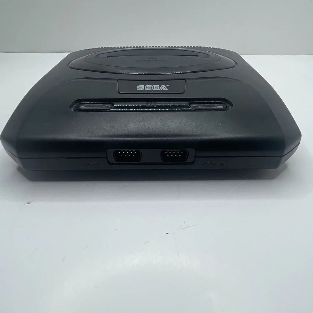 Black Sega Genesis Model 2 MK-1631 16-Bit Retro System Console Only